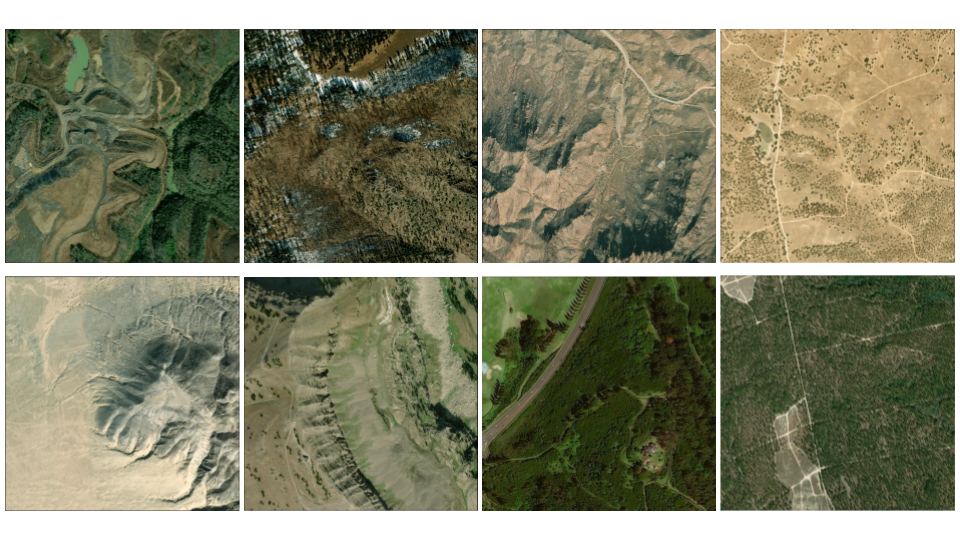 Satellite Images of different terrains
